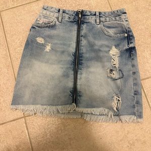 Zara denim skirt